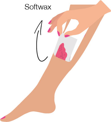 Softwax stripwax